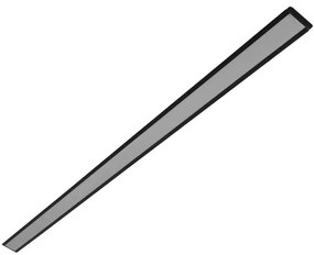 Perfil De Embutir Aluminio Para Fita Led 1M Stick G - PRETO
