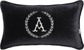 Almofada Monograma Filetto - Preto  Preto