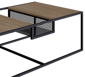 Mesa de Centro New Hanover e Preto 100 cm - D'Rossi