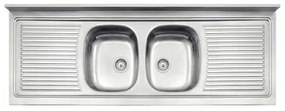 Pia de Apoio Tramontina Ribon 2C 34 em Aço Inox 160 x 60 cm Perfecta
