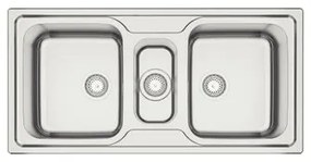 Cuba de Sobrepor Tramontina Marea Deep 2.5C 34 Aço Inox Acetinado 100 x 50 cm