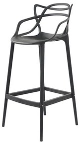 Banqueta Aviv em Polipropileno Preto 109cm - 57529 Sun House