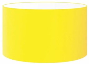 Cúpula abajur cilíndrica cp-8024 Ø50x25cm amarelo