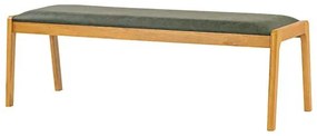 Banco Suez Verde Madeira Verniz Mel 142cm - 73714 Sun House