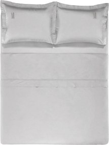 Jogo de Cama Trussardi 300 Fios Cetim 100% Algodão Egípcio Galieno - Queen - Marmo  Queen - Marmo