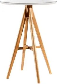 Mesa Bistrô Redonda Bento Cinamomo Off White