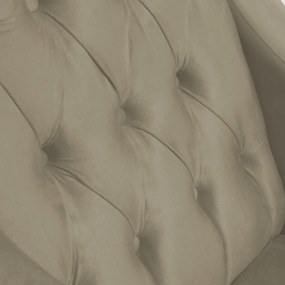 Poltrona Classic Suede Nude Pés Palito Sala, Quarto, Decoração