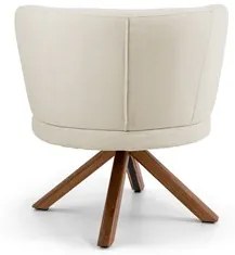 Poltrona Decorativa Sala de Estar Melissa Base Giromad Giratória C-107