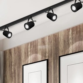 Spot Para Trilho Eletrificado Para Lâmpada Par20 Ip20 Preto | Opus Pro... (Preto)