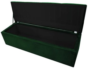 Calçadeira Munique 160 cm Queen Size Suede Verde - ADJ Decor