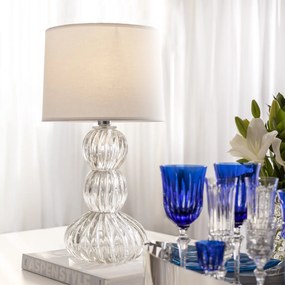 Abajur Murano Maldiva - Cristal Transparente  Cristal Transparente