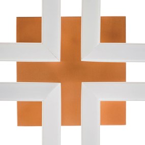 Pendente Play Quadrado 82X82Cm Led 49,2W Bivolt / "l" C/ 21,5X39Cm | U... (BT - Branco Texturizado, 3000k)