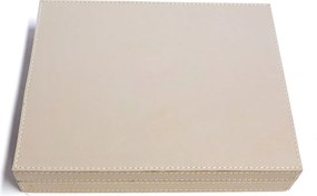 Caixa Porta Cápsulas de Café Sottile Casa em Couro PU - Gelo  Gelo