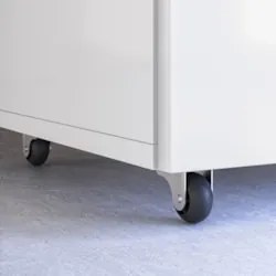 Estante Escrivaninha Para Escritório Home Office Salt Branco Z06 - Mpo