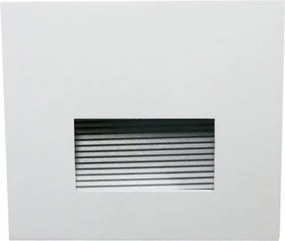 Balizador Embutir Aluminio - BRANCO