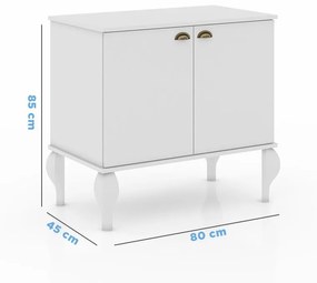 Gabinete De Banheiro Provençal Completo Balcão Cuba Espelho