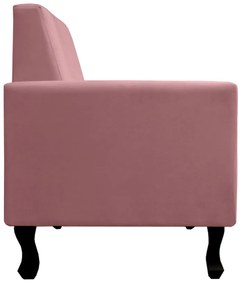 Poltrona Amamentação Sofia Suede Rosê