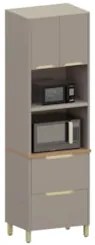 Paneleiro de Cozinha Torre Quente 70cm Marina Cinammon L01 - Mpozenato
