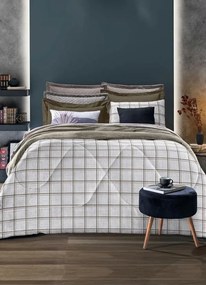 Edredom Grid Queen Slim 1 Peça