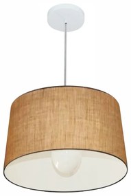 Pendente Cone Palha MJ-4241 Para Mesa de Jantar e Estar