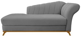Recamier Vanessa 185cm Lado Esquerdo Corano Cinza - ADJ Decor