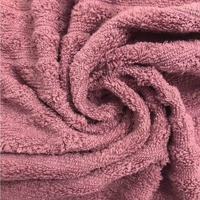 Toalha de Banho Unidade 100% Algodão Fio Penteado Rose