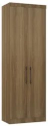 Guarda Roupa Modulado 79cm com 2 Portas Delphi Avelã L01    - Mpozenat