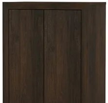Armário de 171,5 cm para Home Office 02 Portas ME4105 Rústico - Tecno