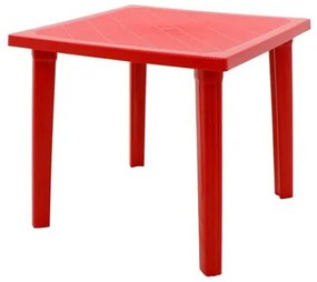 Mesa Tramontina Sancho 80 x 80 cm em Polipropileno Vermelho