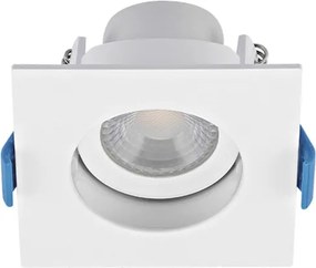 Plafon Led Embutir Abs Branco 3w 38° 190lm Luz Amarela Evo