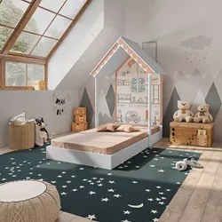Mini Cama Infantil Montessoriana Sweetheart P13 Branco - Mpozenato