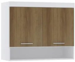 Armário Aéreo Ponte Modulado 97cm Taiga Branco/Avelã L01 - Mpozenato