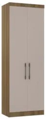 Guarda Roupa Modulado 79cm com 2 Portas Delphi Avelã/Cinnamon L01 - Mp