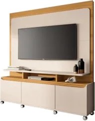 Estante Painel de TV 70 Pol 180cm Luma H01 Cinamomo/Off White - Mpozen