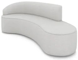 Sofá 4 Lugares Para Sala 220cm Orgânico Wendi Linho Cinza I01  - Mpoze