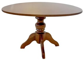 Mesa de Jantar Redonda Slim Munique - 4 Lugares - 1,20m - Freijó Kleiner