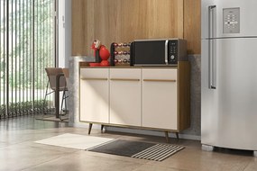 Aparador Buffet Quartzo Cinamomo Off White - Bechara Móveis