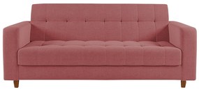 Kit Sofá 03 Lugares e 02 Poltronas Arezzo Linho Whisky Rose A106 Pés Chanfrado Castanho - D'Rossi