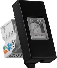 Modulo Tomada Rede Rj45 Preto Inova Pro Class