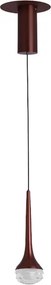 Pendente Led Metal Alumínio Café 5w 350lm 3000k Jelly