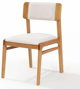 Cadeira Maya Cru Base Verniz Mel - 78542 Sun House