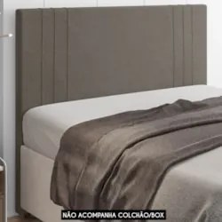 Cabeceira Cama Box Queen 160cm Estofada Rama Saturno Mescla Z04 - Mpoz