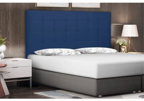Cabeceira Verona Para Cama Box Casal 140 cm Suede - D'Rossi - Azul Marinho