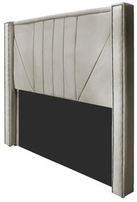 Cabeceira Queen Minsk P02 160 cm para cama Box Linho - ADJ Decor