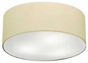 Plafon Para Sala Cilíndrico SL-3046 Cúpula Cor Algodão Crú