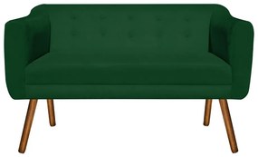 NAMORADEIRA JULIA 2 LUGARES SUEDE VERDE