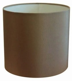 Cúpula Abajur Cilíndrica Cp-7005 Ø18x18cm Caqui