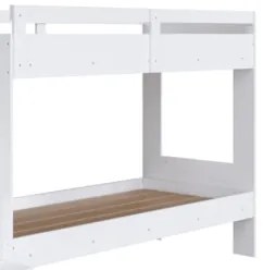 Beliche Infantil Com Escada Nichos e Gavetas Infix C06 Branco - Mpozen