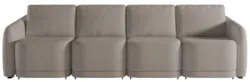 Sofá Cama Casal para Sala 316cm Polska Z08 Boucle Bege Escuro - Mpozen