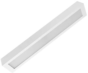Plafon Led Sobrepor Aluminio Branco 18W 6500K Londres